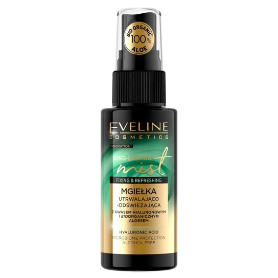 Eveline Cosmetics Long Lasting Mist Mgiełka Nawilżająco-Utrwalająca Z Bioaloesem Do Twarzy 50ml Eveline Cosmetics