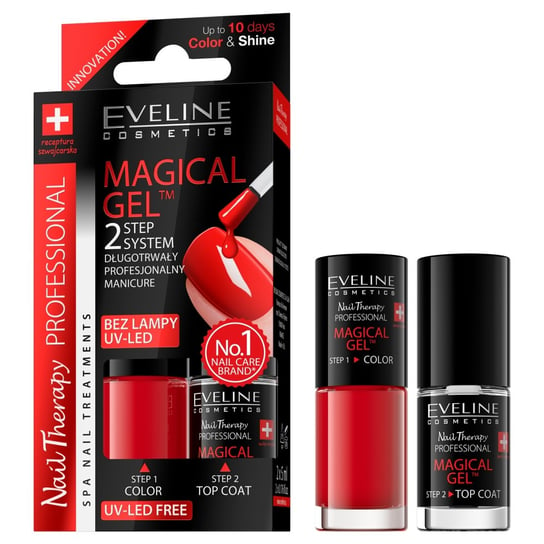 Eveline Cosmetics, Magical Gel 2 Step System, Długotrwały profesjonalny manicure Eveline Cosmetics