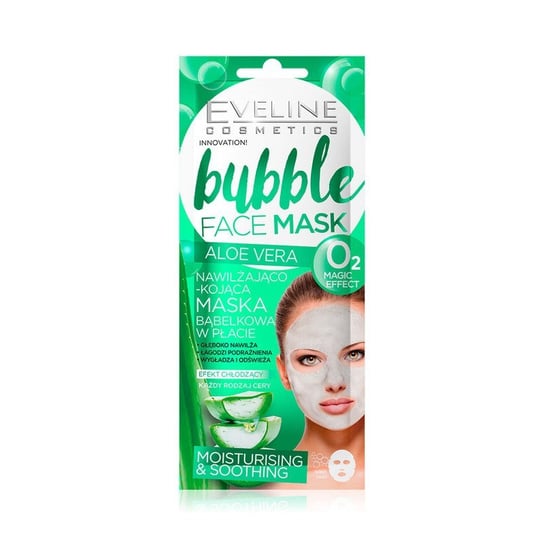 Eveline Cosmetics Maska w płachcie Bubble Aloes Eveline Cosmetics