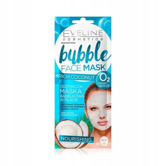 Eveline Cosmetics Maska w płachcie Bubble Kokos Eveline Cosmetics