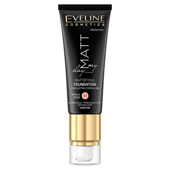 Eveline Cosmetics, Matt My Day, Podkład matujący, 03 vanilla beige Eveline Cosmetics