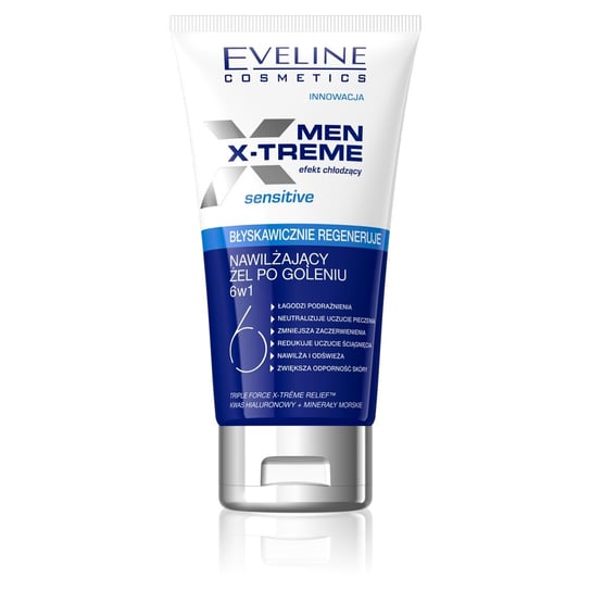 Eveline Cosmetics, Men X-Treme, nawilżający żel po goleniu 6w1, 150 ml Eveline Cosmetics