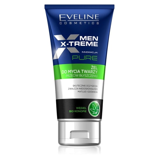 Eveline Cosmetics, Men X-Treme Pure, żel do mycia twarzy przeciw błyszczeniu, 125 ml Eveline Cosmetics