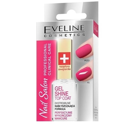 Eveline Cosmetics, Nail Salon Clinical Care, ekstremalnie nabłyszczająca odżywka do paznokci, 12 ml Eveline Cosmetics
