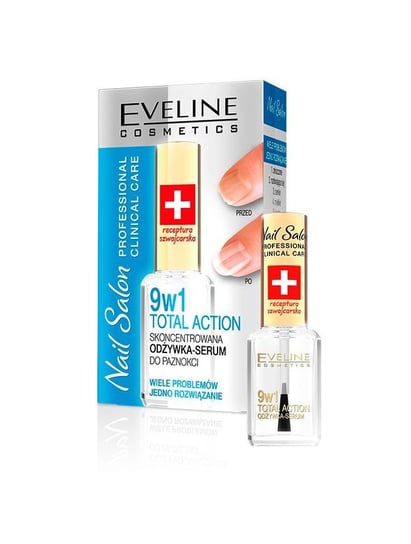 Eveline Cosmetics, Nail Salon Professional Clinical Care, skoncentrowana odżywka-serum do paznokci, 12 ml Eveline Cosmetics
