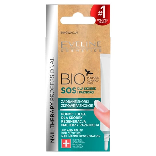 Eveline Cosmetics, Nail Therapy Bio S.O.S., odżywka do paznokci i skórek, 12 ml Eveline Cosmetics