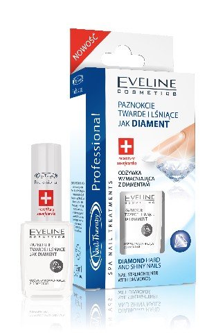 Eveline Cosmetics, Nail Therapy, lakier-odżywka diamentowa, 12 ml Eveline Cosmetics