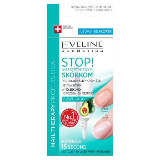 Eveline Cosmetics, Nail Therapy, lakier-odżywka do skórek, 12 ml Eveline Cosmetics