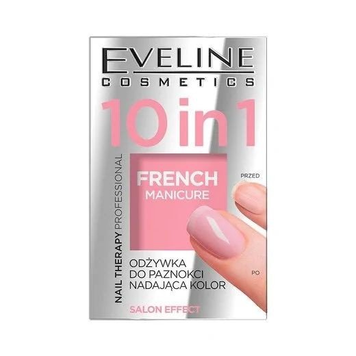 Eveline Cosmetics, Nail Therapy, Odżywka Do Paznokci 10w1 Nadająca Kolor French Manicure, 5 ml Eveline Cosmetics