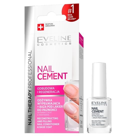 Eveline Cosmetics, Nail Therapy, odżywka do paznokci wypełniająca bruzdy, 12 ml Eveline Cosmetics