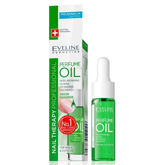 Eveline Cosmetics, Nail Therapy, perfumowana oliwka do skórek i paznokci Green Paradise, 12 ml Eveline Cosmetics