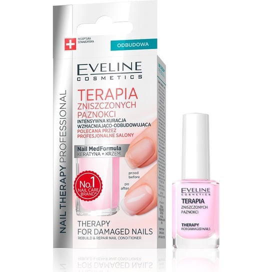 Eveline Cosmetics, Nail Therapy Professional, odżywka do paznokci, 12 ml Eveline Cosmetics