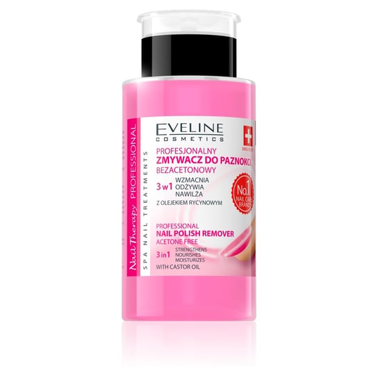 Eveline Cosmetics, Nail Therapy, zmywacz do paznokci 3w1, 190 ml Eveline Cosmetics