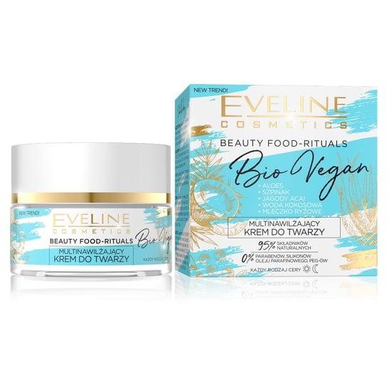 Eveline Cosmetics, Natural Beauty Foods, multinawilżający krem do twarzy, 50 ml Eveline Cosmetics