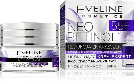 Eveline Cosmetics, Neo Retinol 55+, krem liftingujący na dzień i noc, 50 ml Eveline Cosmetics