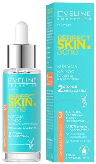 Eveline Cosmetics, Perfect Skin, Serum do twarzy na noc 10%, 30 ml Eveline Cosmetics
