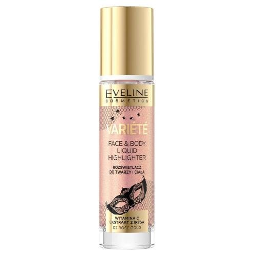 Eveline Cosmetics, Płynny Rozświetlacz 02 Rose Gold, 30 Ml Eveline Cosmetics