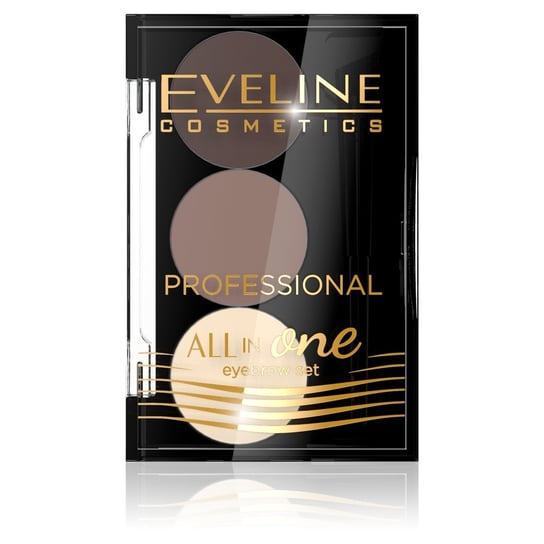Eveline Cosmetics, Professional All in One, Profesjonalny zestaw do makijażu i stylizacji brwi, nr 01 Eveline Cosmetics