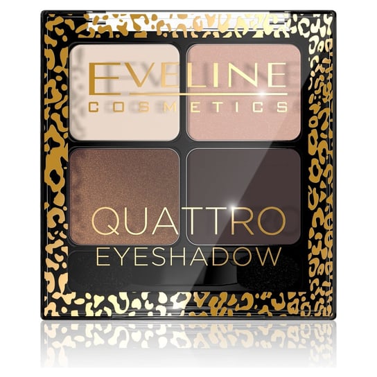 Eveline Cosmetics, Quattro, Paleta 4 cieni do powiek, nr 01 Eveline Cosmetics