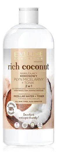 Eveline Cosmetics Rich Coconut Kokosowy płyn micelarny + tonik 2w1 500ml Eveline Cosmetics