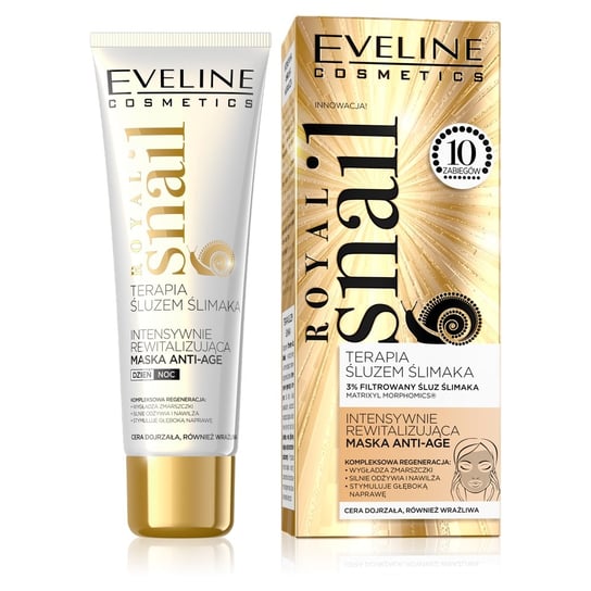 Eveline Cosmetics, Royal Snail 30+/40+, intensywnie rewitalizująca maska anti-age, 50 ml Eveline Cosmetics