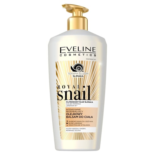 Eveline Cosmetics, Royal Snail, olejkowy balsam do ciała, 350 ml Eveline Cosmetics
