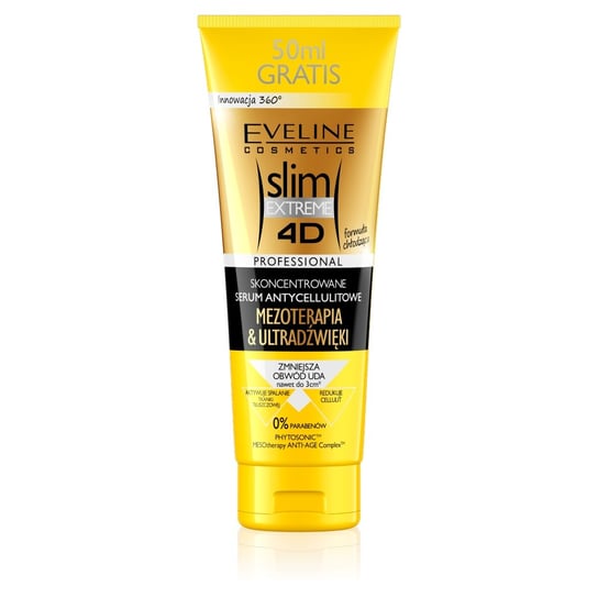 Eveline Cosmetics, Slim Extreme 4D, serum antycellulitowe Mezoterapia &Ultradźwięki, 250ml Eveline Cosmetics