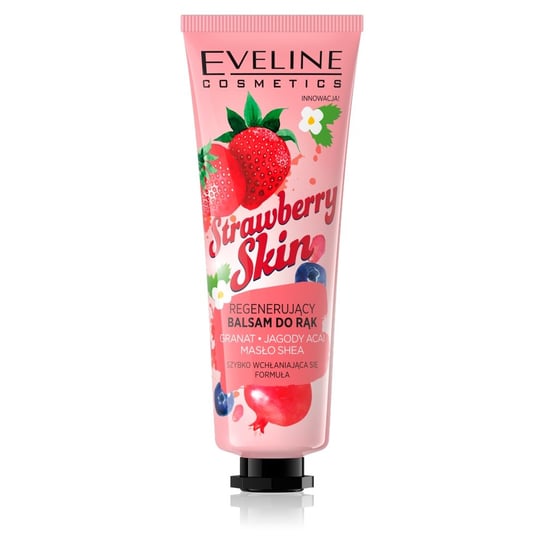 Eveline Cosmetics, Strawberry Skin, regenerujący balsam do rąk, 50 ml Eveline Cosmetics