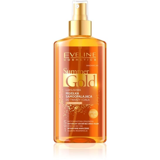 Eveline Cosmetics, Summer Gold, mgiełka samoopalająca do twarzy i ciała - jasna karnacja, 150 ml Eveline Cosmetics