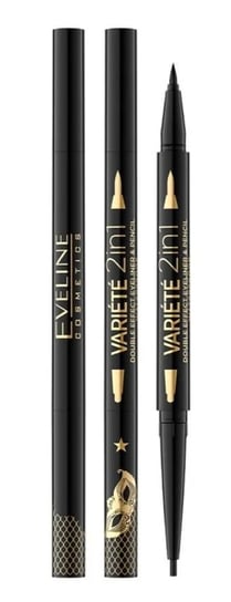 Eveline Cosmetics, Variette Double Effect, Eyeliner z kredką do oczu Eveline Cosmetics