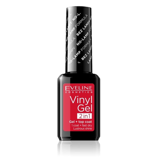 Eveline Cosmetics, Vinyl Gel, lakier do paznokci i top coat 2w1 205, 12 ml Eveline Cosmetics