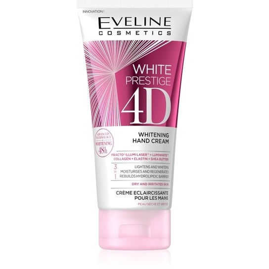 Eveline Cosmetics White Prestige 4D Whitening Hand Cream wybielający krem do rąk 100ml Eveline Cosmetics