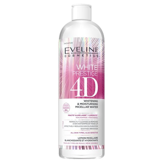 Eveline Cosmetics, White Prestige 4d Wybielający I Nawilżający Płyn Micelarny 400ml Eveline Cosmetics