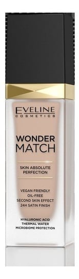 Eveline Cosmetics, Wonder Match, Luksusowy podkład dopasowujący się 35 Sunny Beige, 30 ml Eveline Cosmetics