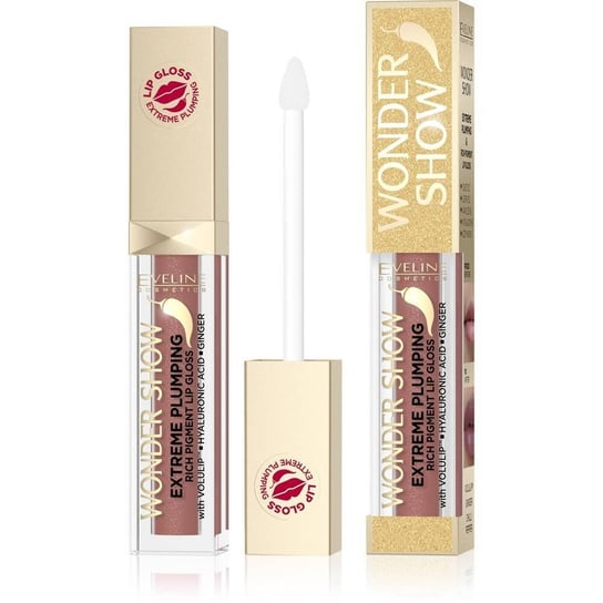 Eveline Cosmetics, Wonder Show Błyszczyk powiększający usta nr 03 English Rose 6.8 ml Eveline Cosmetics