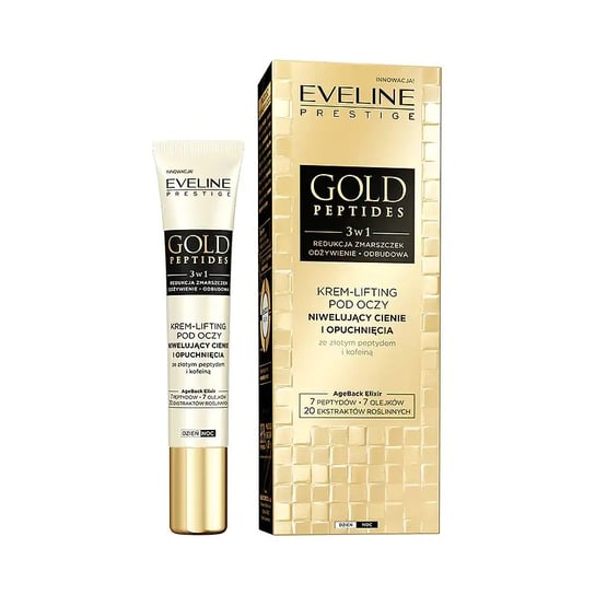 Eveline Gold Peptides, Krem-lifting Pod Oczy Niwelujący Cienie I Opuchnięcia, 20ml Eveline Cosmetics