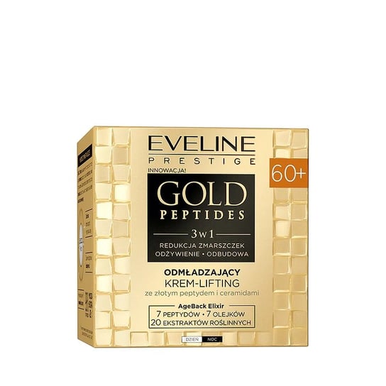 Eveline Gold Peptides, Odmładzający Krem-lifting 60+, 50ml Eveline Cosmetics