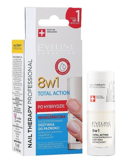 Eveline, Nail Therapy Professional 8w1 Total Action, Odżywka do Paznokci, 5ML Eveline Cosmetics