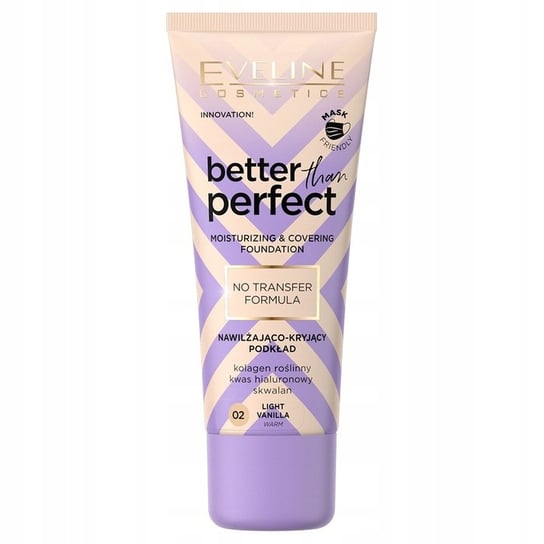 Eveline Podkład Nawilża I Kryje Zmarszczki 02 Light Vanilla 30ml Eveline Cosmetics