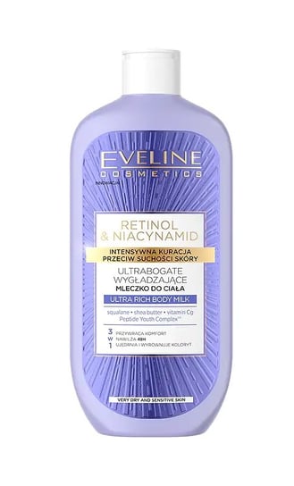 Eveline, Retinol & Niacynamid, Ultrabogate Wygładzajace Mleczko Do Ciała, 350ml Eveline Cosmetics