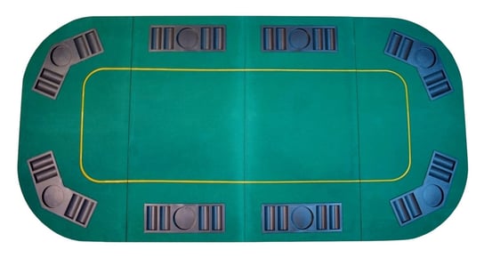 Ever green, Składany Blat do pokera, 160x80 cm, Zielony Evergreen