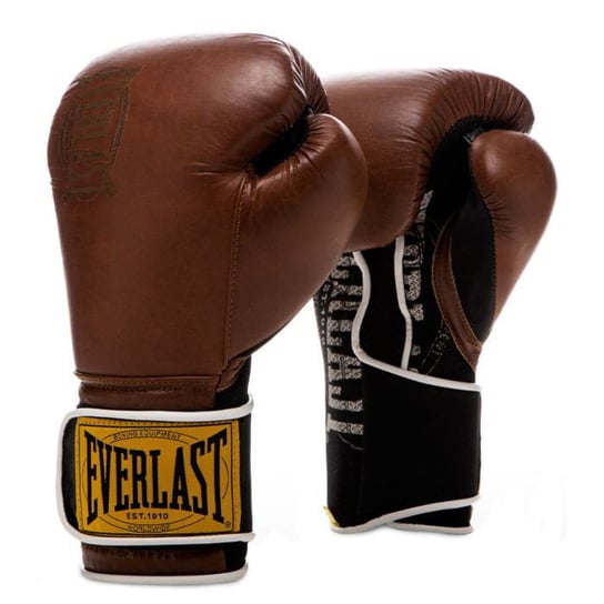 Everlast Skórzane Rękawice Bokserskie 1910 Brown Rozmiar 12 Oz. Everlast