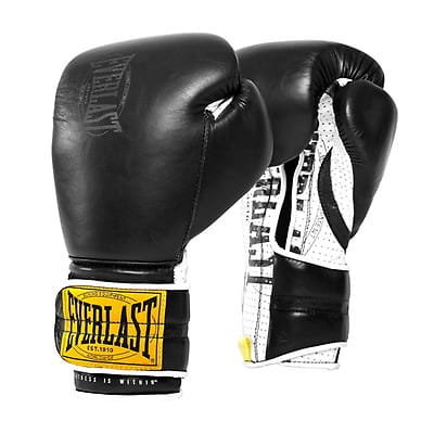 Everlast Skórzane rękawice bokserskie 1910 sparring black rozmiar 14 oz. Everlast