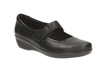 Everlay Kennon E [black leather] - rozmiar 37.5 Clarks