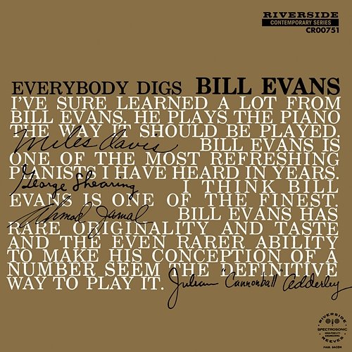 Everybody Digs Bill Evans Bill Evans Trio