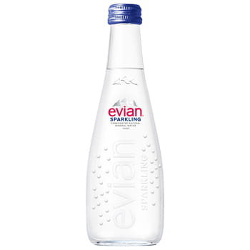 Evian Naturalna Woda Mineralna Gazowana Szkło 330Ml Inna marka