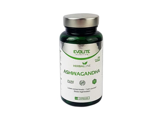Evolite, Ashwagandha, 375 mg, Suplement diety, 90 kaps. Evolite Nutrition