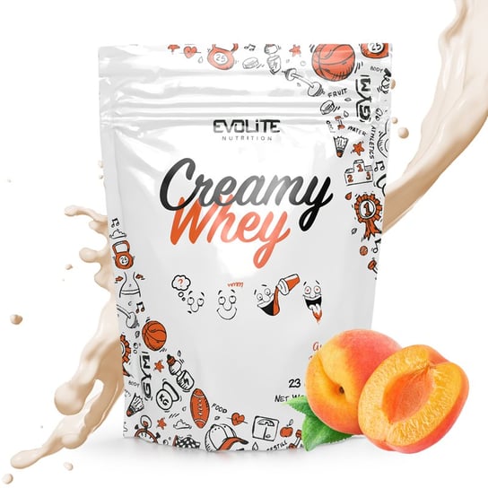 EVOLITE, Creamy Whey, morela, 700 g Evolite Nutrition