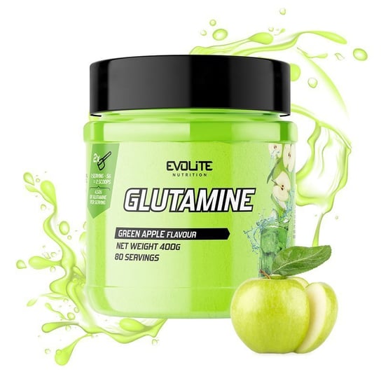 Evolite Glutamine 400g Green Apple Evolite