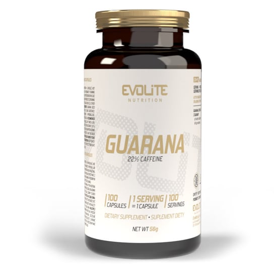 Evolite Guarana 22% Caffeine 455mg 100 Vege kapsułek Evolite
